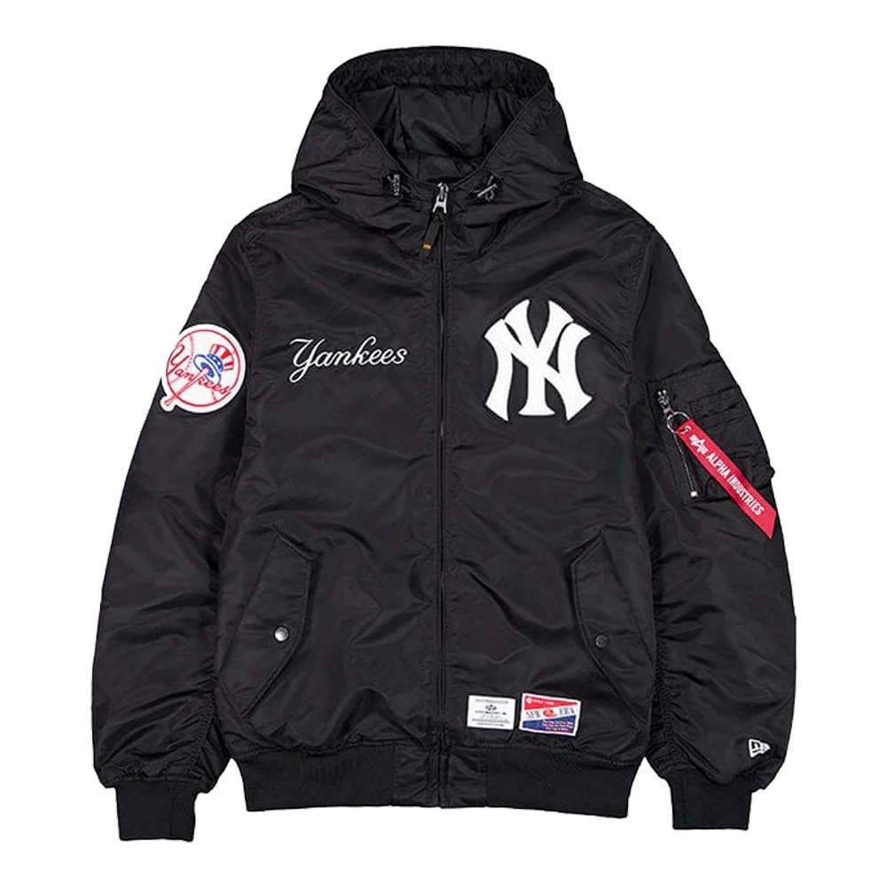 Alpha Industries x New Era L-2B New York Yankees Black Bomber Men’s XL Jacket